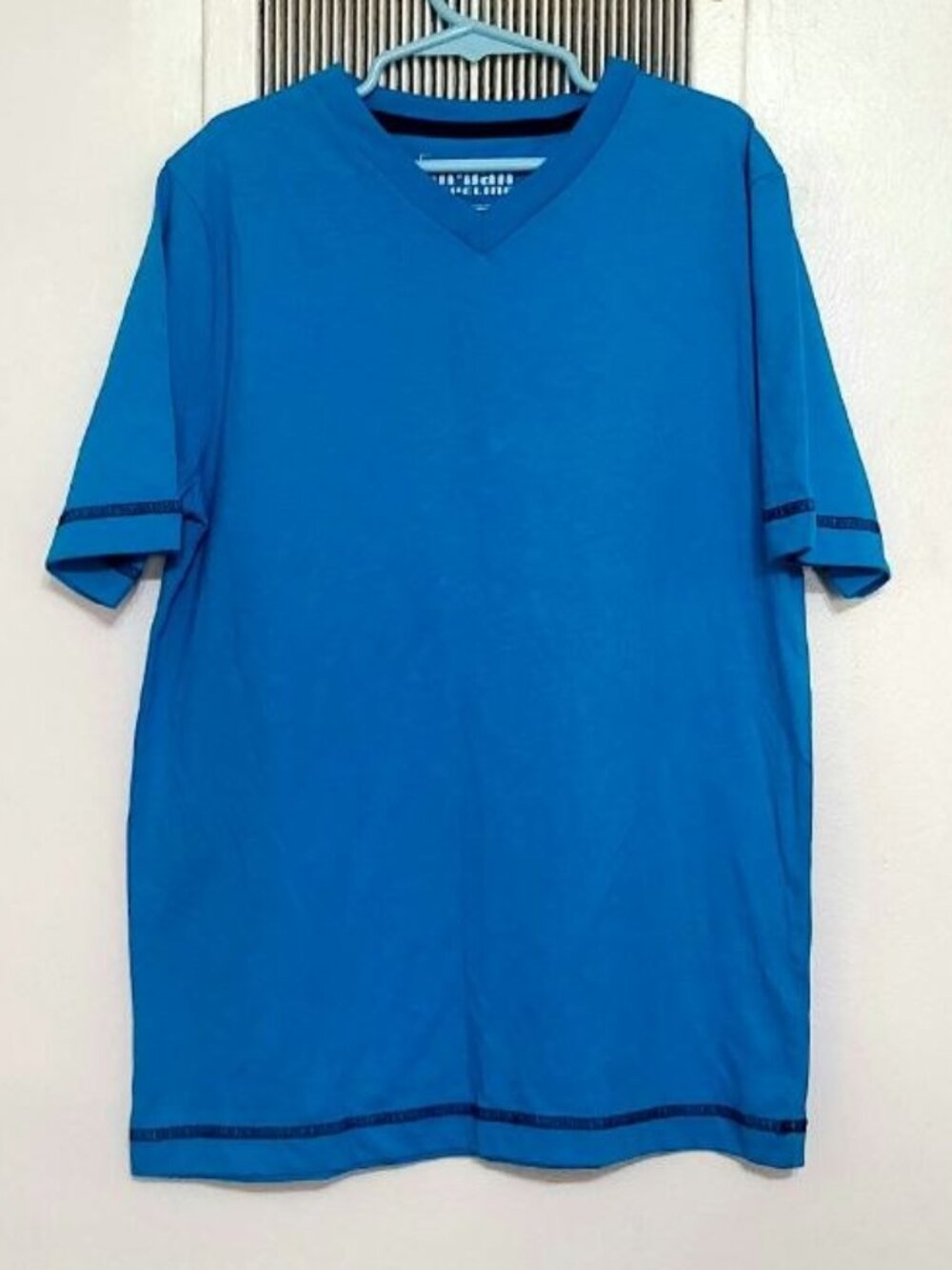 Blue V-Neck T-shirt